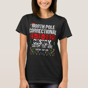 T-shirt Chemise de Noël Correctionnelle Pôle Nord Personna