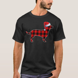 T-shirt Chemise De Noël Dachshund Pour Hommes Femmes, Chie