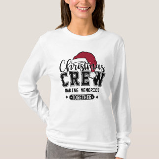 T-shirt Chemise de Noël de famille de l'équipage de Noël 2