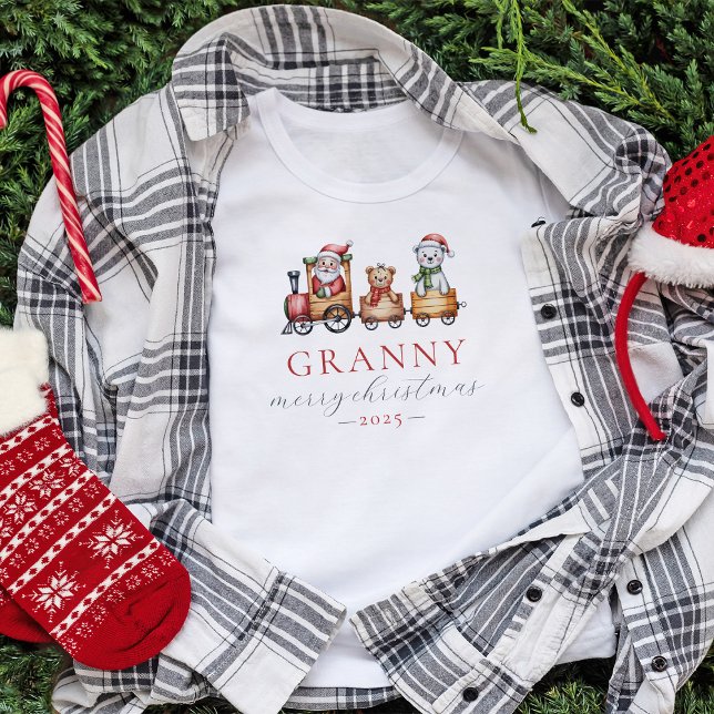 T-shirt Chemise de Noël de famille personnalisée Père Noël (Créateur téléchargé)