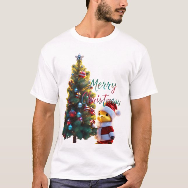 T-shirt "Chemise de Noël Festive : Célébrez en style !" (Devant)
