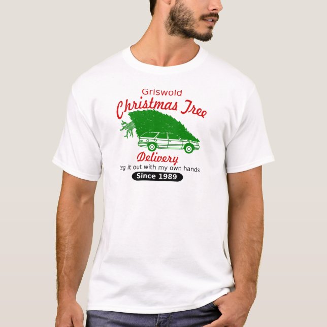 T-shirt Chemise de Noël Griswold (Devant)