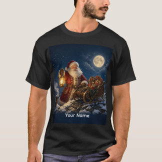 T-shirt Chemise de Noël personnalisée Big Boss Santa Crew