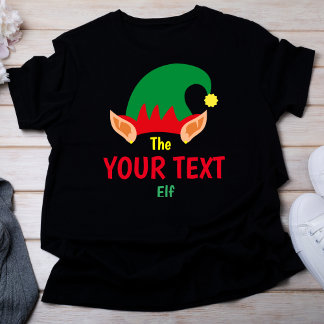 T-shirt Chemise de Noël personnalisée Elf T