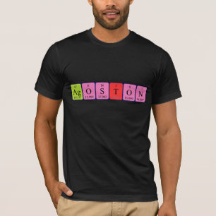 T-shirt Chemise de nom de table périodique Ágoston