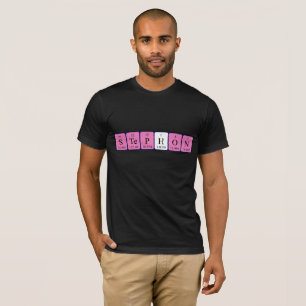 T-shirt Chemise de nom périodique Stephon