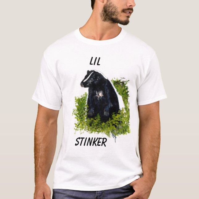T-shirt Chemise de nuit de navet de Lil de mouffette (Devant)