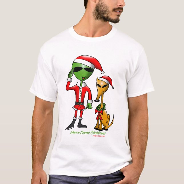 T-shirt Chemise de nuit de Noël (Devant)