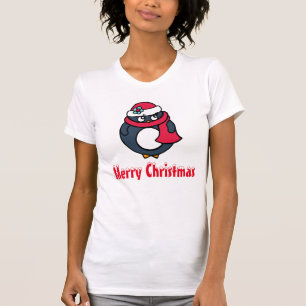 T-shirt Chemise de nuit de Noël Penguin