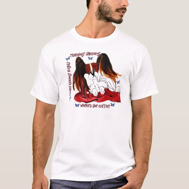 T-shirt Chemise de nuit de Papillon (Devant)