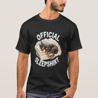 T-shirt Chemise de nuit officielle drôle de Doberman Pinsc