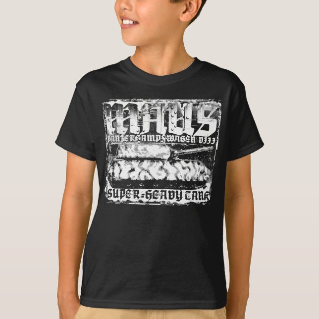 T-shirt Chemise de Panzer VIII Maus (Devant)