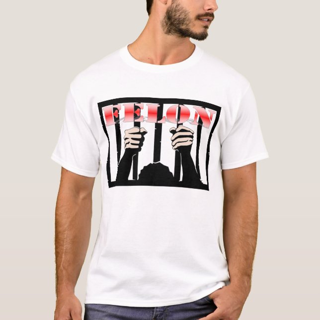 T-shirt Chemise de papa de criminel (Devant)