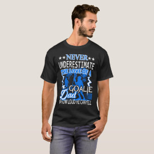 T-SHIRT CHEMISE DE PAPA DE GARDIEN DE BUT DE LACROSSE