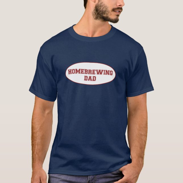 T-shirt Chemise de papa de Homebrewing (Devant)