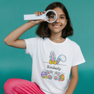 T-shirt Chemise de Pâques personnalisée pour enfants
