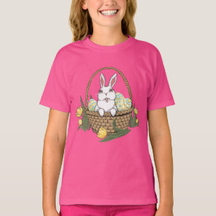 T-shirt Chemise de Pâques pour enfant Bunny de Pâques Tee