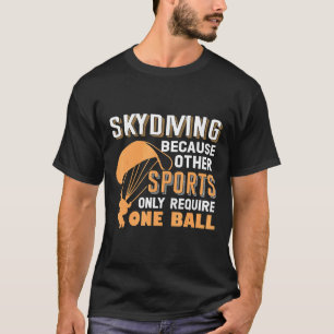 T-shirt Chemise de parachutisme Amour du parachutisme