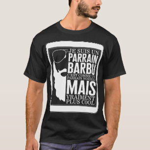T-shirt Chemise de parrain, je suis un parrain barbu