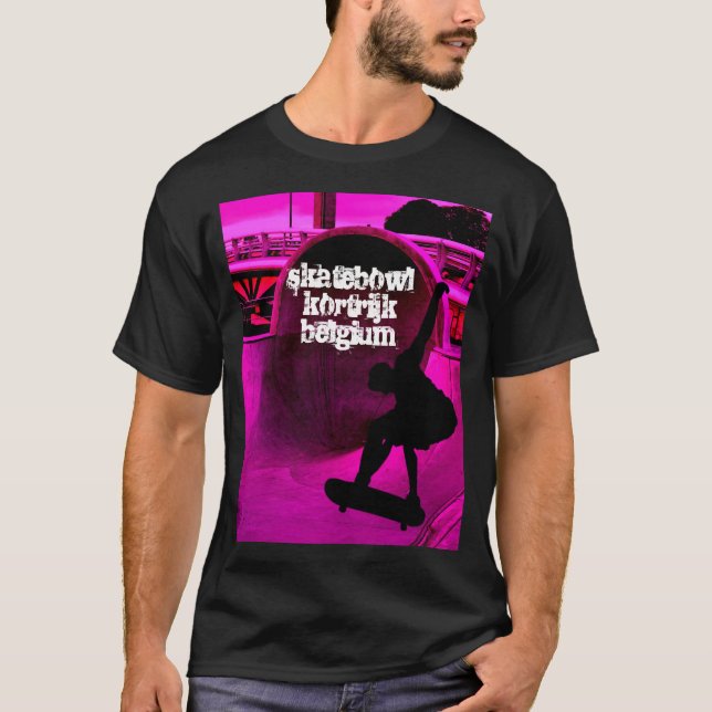 T-shirt chemise de patineur, kortrijk Belgique de (Devant)