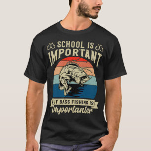 T-shirt Chemise de pêche à la basse - Citation drôle de pê