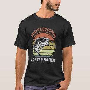 T-shirt Chemise de pêche professionnel maître-appât drôle