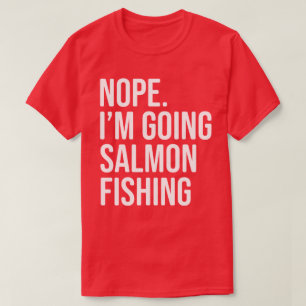 T-shirt Chemise de pêche Saumon amusante