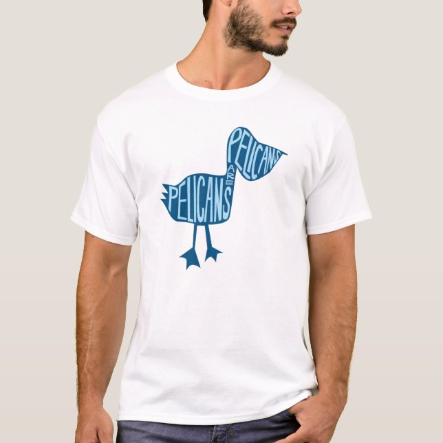 T-shirt Chemise de pélican (Devant)
