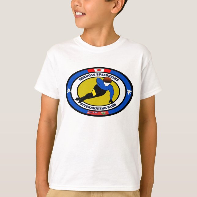 T-shirt Chemise de performance jeunesse / Patinage de vite (Devant)