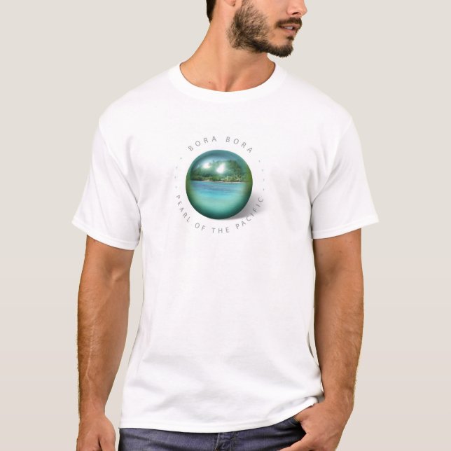 T-shirt Chemise de perle de Bora Bora (Devant)