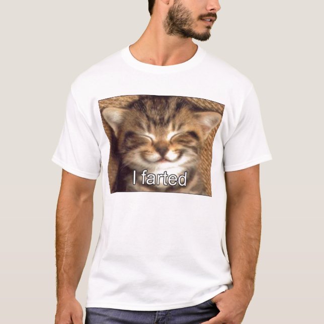 T-shirt chemise de pet de chat (Devant)