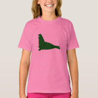 Chemise de phoque éléphant Phthalo Green