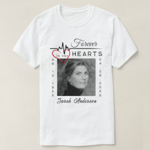 T-shirt Chemise de photo commémorative à jamais dans nos c