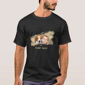 T-shirt Chemise de photo personnalisée - Ajouter une photo