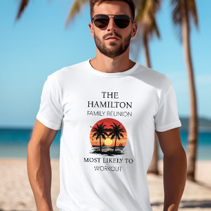 T-shirt Chemise de plage Reunion Family