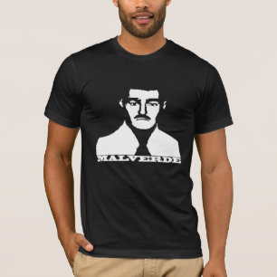 T-shirt Chemise de pochoir de Jésus Malverde
