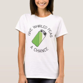 T-shirt Chemise de pois centrifugée par cuisine moderniste