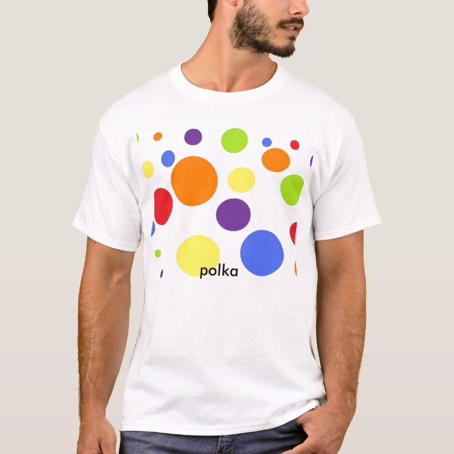 T-shirt chemise de polka (Devant)