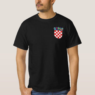 T-shirt chemise de polo emblème croate