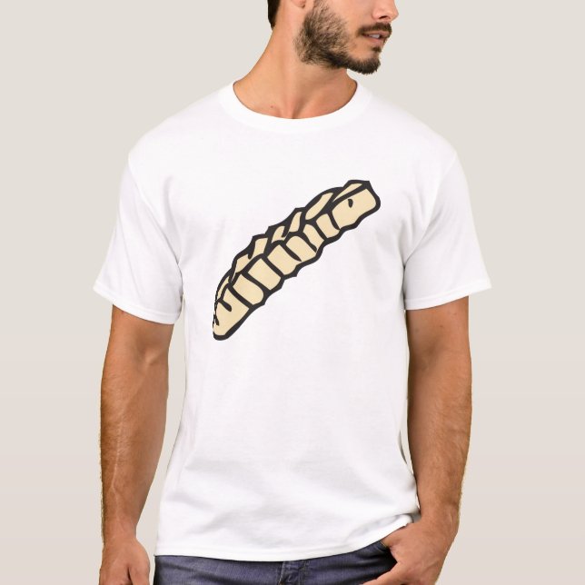 T-shirt Chemise de pommes frites (Devant)