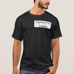 T-shirt Chemise de pompier pour hommes