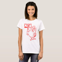 Chemise de poulet à 3 pattes pour femmes