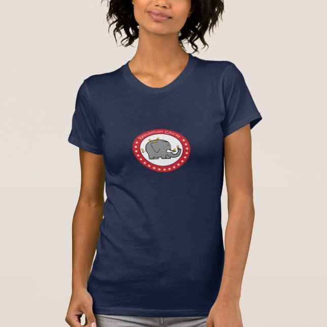 T-shirt chemise de poussins républicaine (Devant)