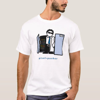 T-shirt Chemise de poussoir de pixel