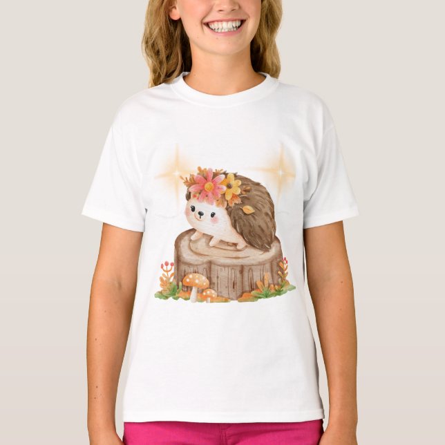 T-shirt Chemise de printemps de Hérisson (Devant)