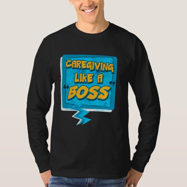 T-shirt Chemise de prise en charge comme un patron Infirmi (Devant)