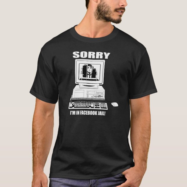 T-shirt Chemise de prison de Facebook (Devant)