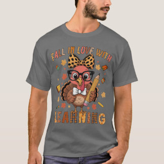 T-shirt Chemise de professeur de dinde de Thanksgiving Tom