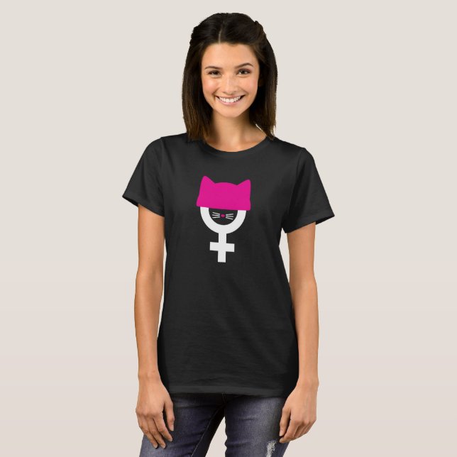 T-shirt Chemise de protestation de mars des femmes (Devant entier)