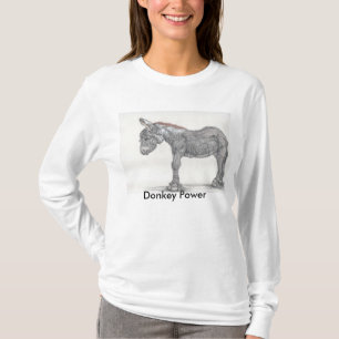 T-shirt Chemise de puissance d'âne